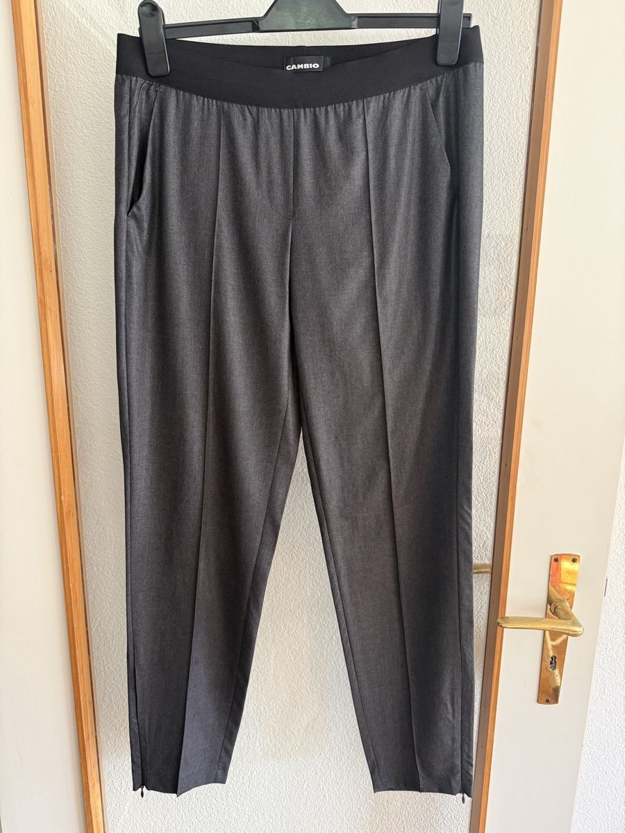 Cambio Pantaloni: Hose Cambio anthrazit, Wolle Gr. 36 – Usato da Zollikon venduto da brownbear1