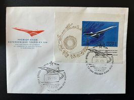 Enveloppe commémorative Tupolev TU 144