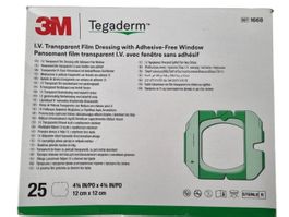 3M Tegaderm I.V. Film Dressing 12x12cm 25 Stk