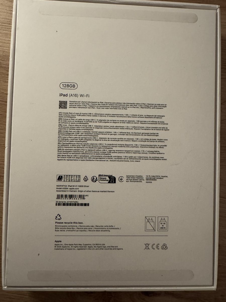 Apple Tablet PC: iPad (A16) 2 Monate zu leben – Nuovo (secondo la descrizione) da Rorschach venduto da fas_p6fl 2