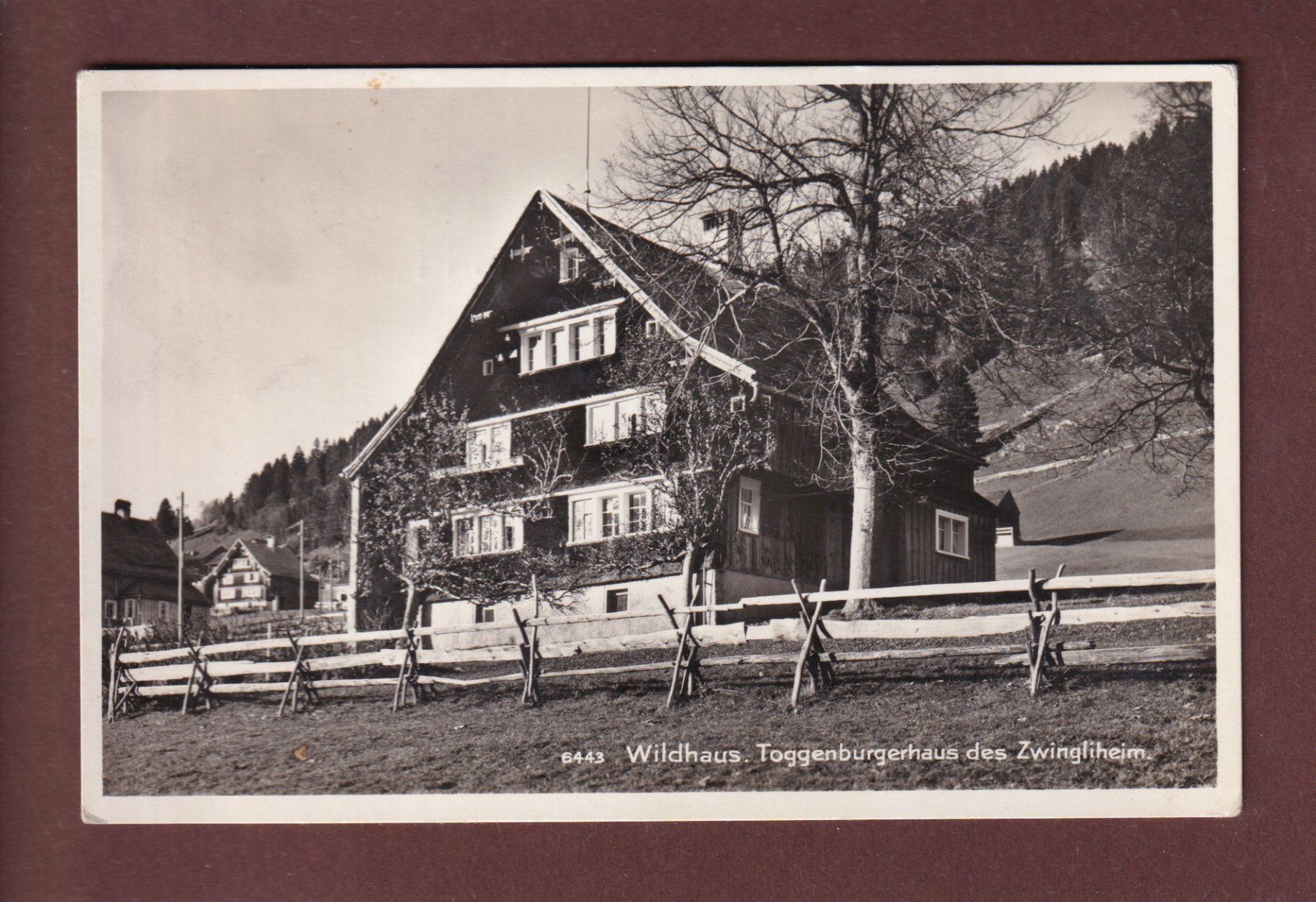 Cartes postales: WILDHAUS - Zwingliheim – D'occasion à Pully par nicecards-shop