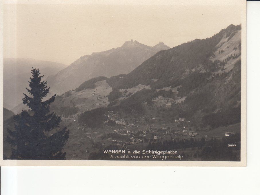 Cartoline postali: Wengernalp Wengen ca. 1935 – Usato da Bürglen TG venduto da StampGraf