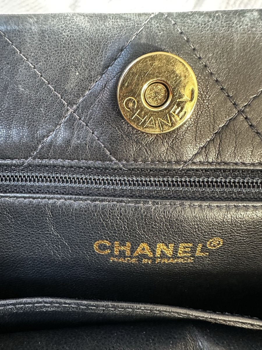 Chanel Borse da donna: Chanel Vintage Timeless Shopper Schwarz – Usato da Wilen b. Wollerau venduto da fab_j6zg 1