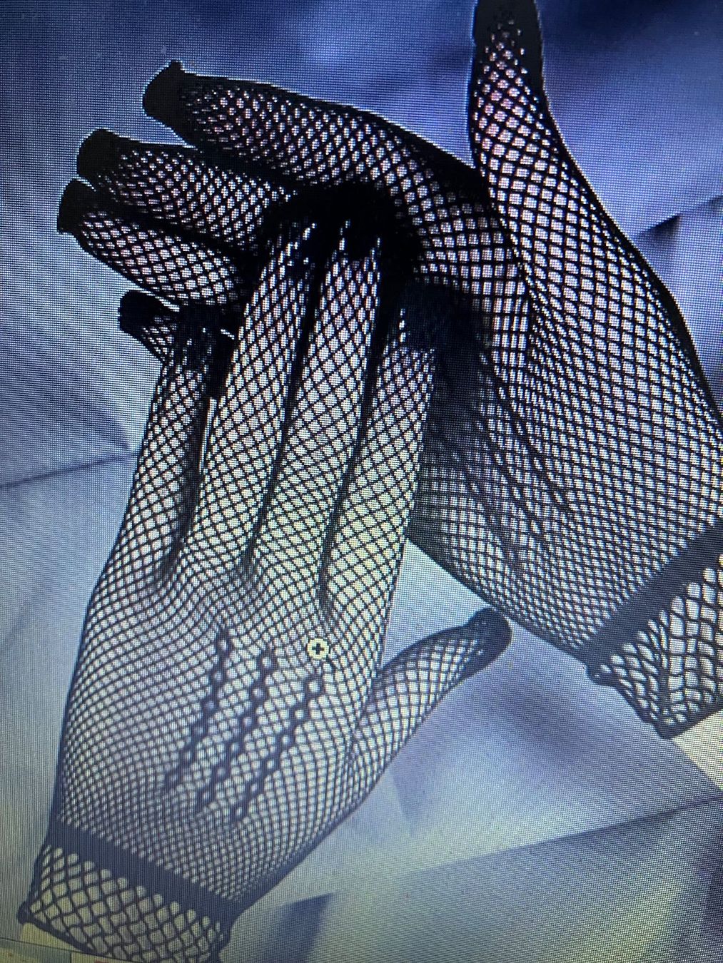 Guanti & manicotti: Schwarze dünne Netz Fingerhandschuhe, elastisch, neu – Nuovo (secondo la descrizione) da Affoltern am Albis venduto da Dlotti 3