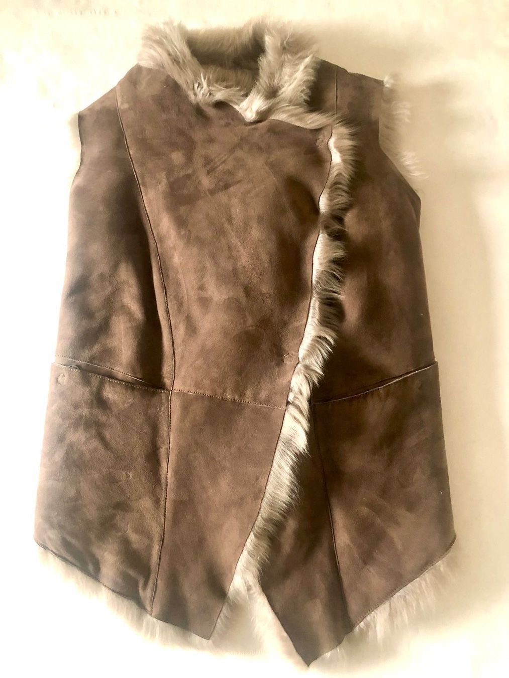Gilet & Giacche senza maniche: GIORGIO BRATO LAMMFELLWESTE GR40-42 – Nuovo (secondo la descrizione) da Dornach venduto da Snow54 5
