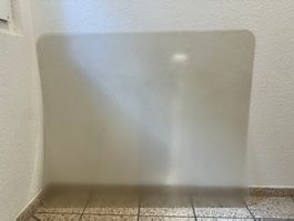 Bodenschutzmatte Kunststoff rechteckig gebrauchter Zustand
