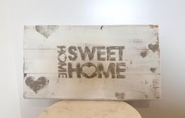 Shabby Chic  handgefertigte Holz-Wandhakenleiste
