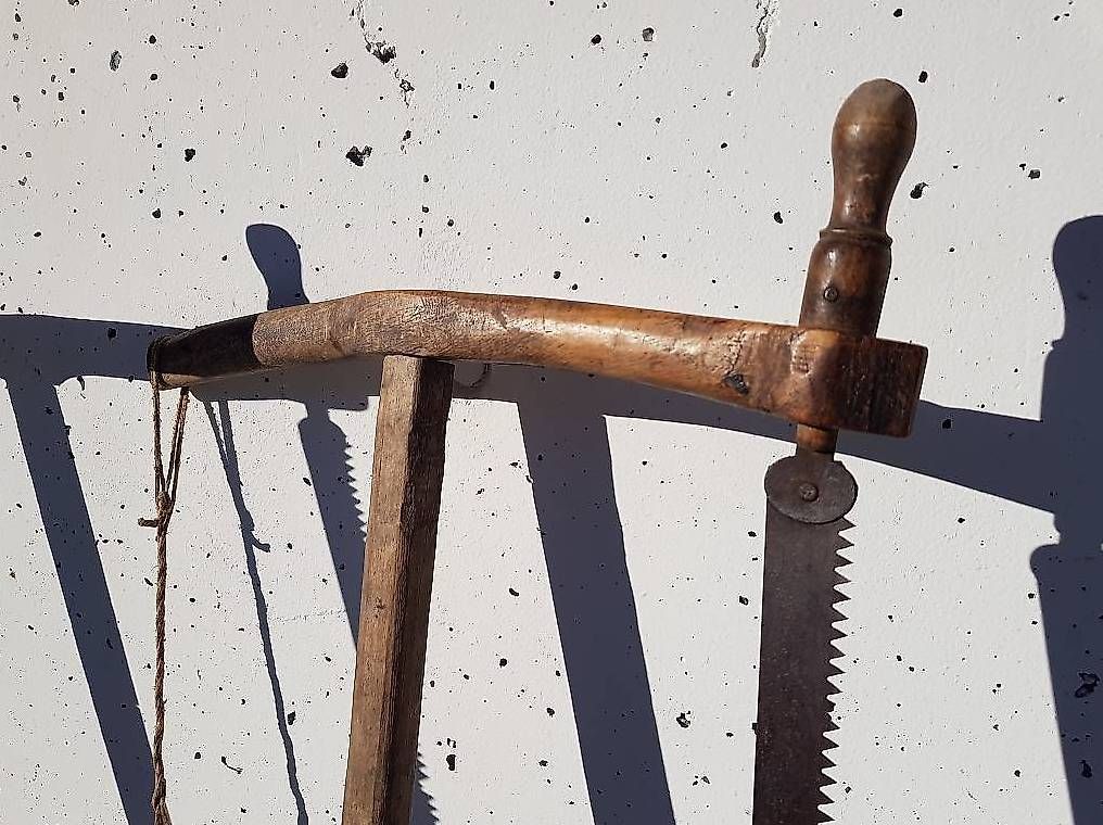 Sägen: Antike Holzsäge, für Sammler oder als Deko – Gebraucht aus Bäriswil BE von Eddy77 2