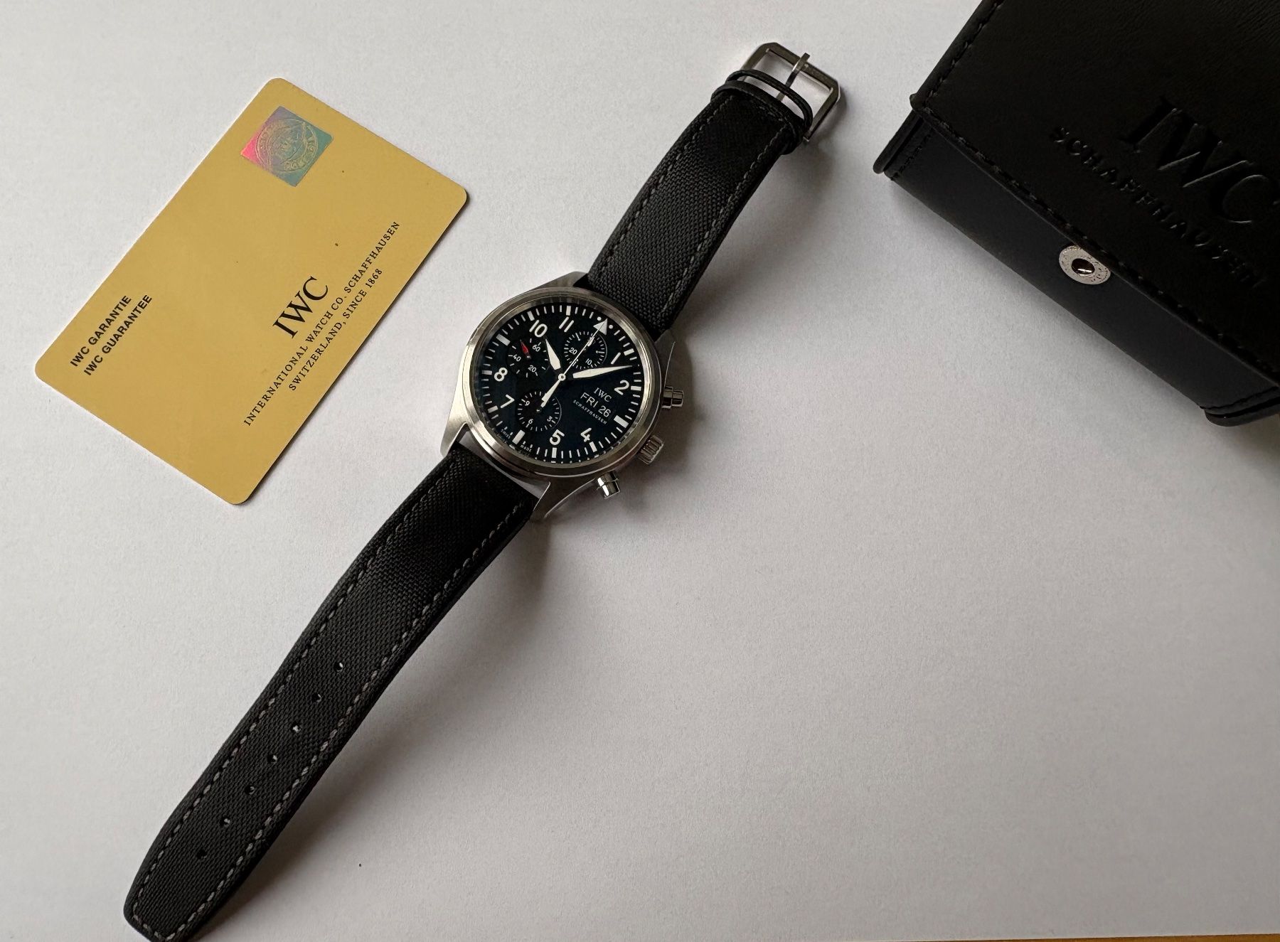 IWC Montres: IWC Flieger Chronograph IW371701 – D'occasion à Birsfelden par Mynos 2