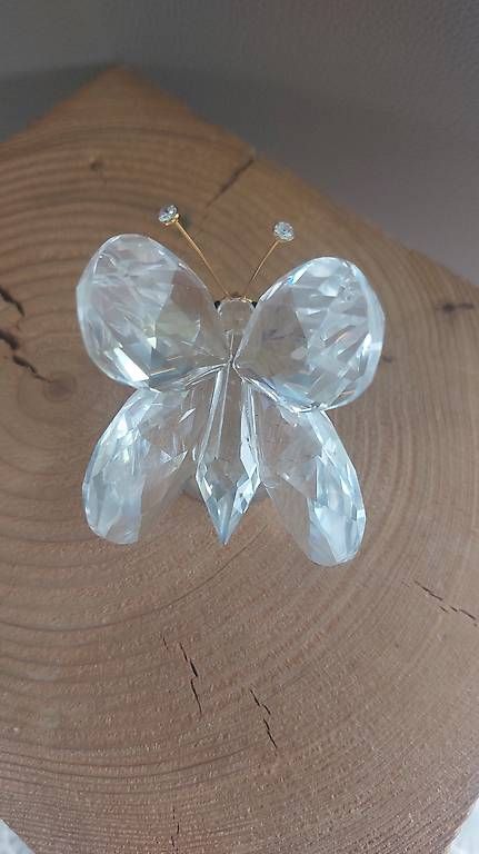 Swarovski Statuette: Swarovski Kristallfiguren Schmetterling – Usato da Altendorf venduto da dasu2 1
