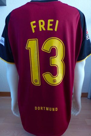 BORUSSIA DORTMUND # 13 ALEX FREI TRIKOT MAILLOT 2007/08 XXL