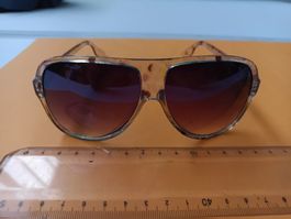 Sonnenbrille Transparent mit Muster