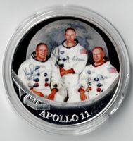 Apollo 11_Giant Leap_Medaille_in Schutz Kapsel_Medaille 2