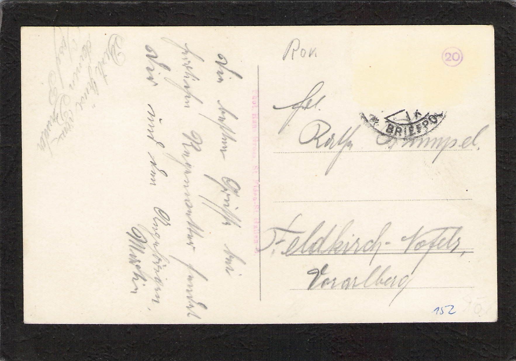Cartoline postali: Rorschach , Hauptstrasse , belebt – Usato da Reichenburg venduto da Pipo-67 1