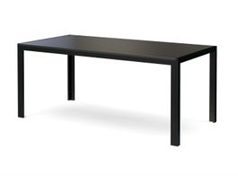 Tisch Polywood 180 x 90 cm schwarz - Gratis Versand