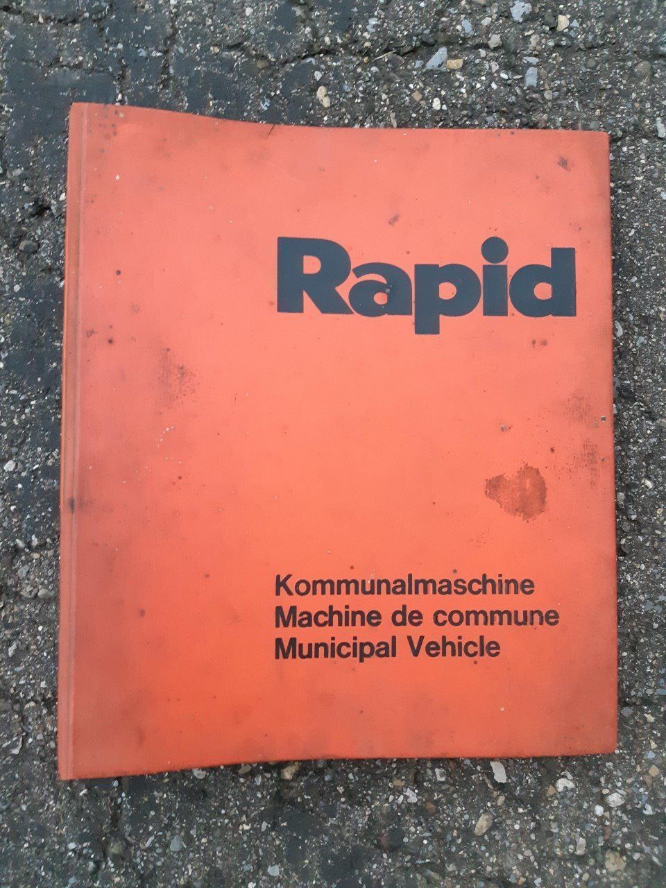 Trattori: Rapid 15 Wischmaschine Werkstatthandbuch – Usato da Dürnten venduto da Bachtel84
