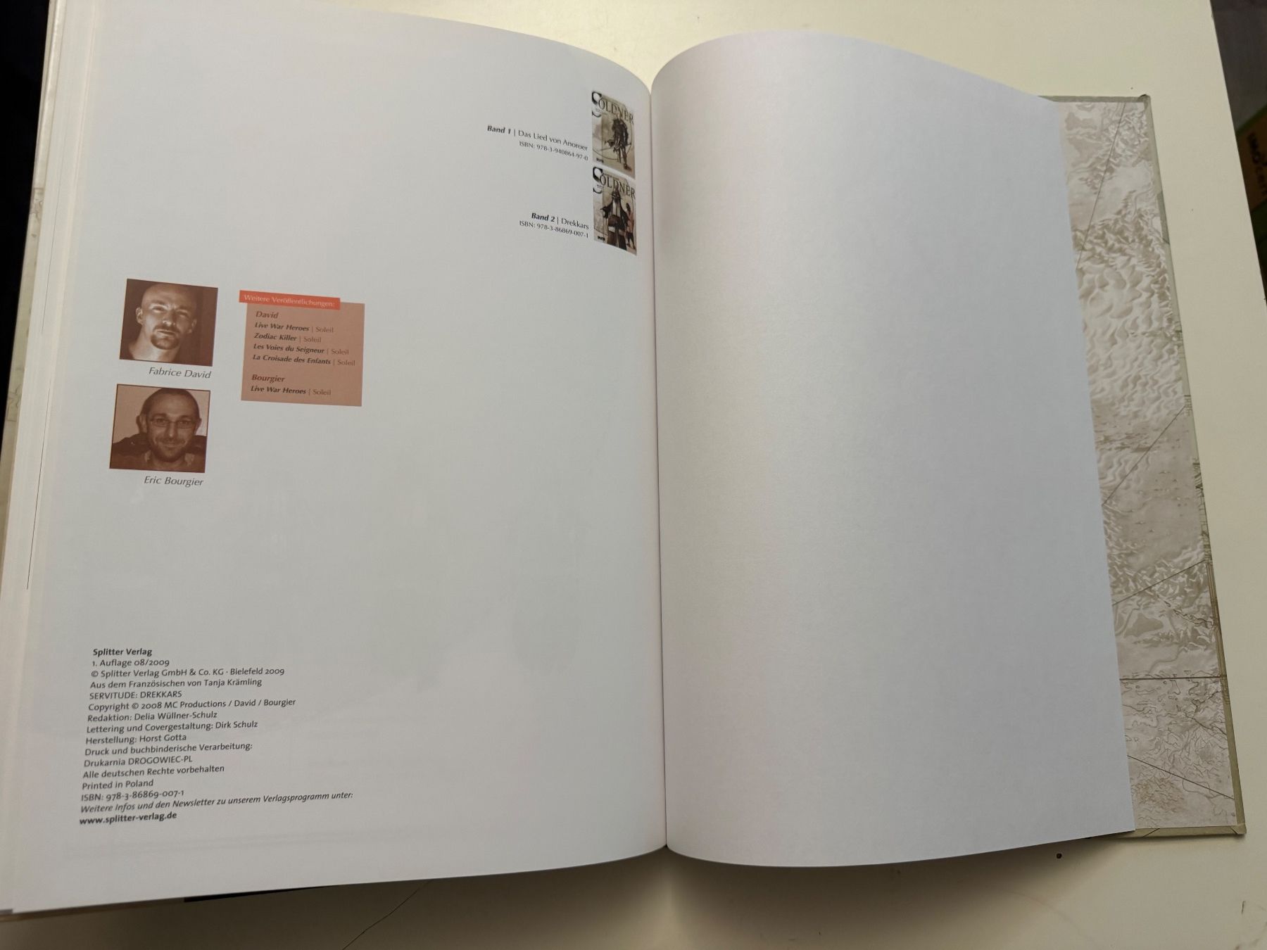 BD: SÖLDNER BUCH II - DREKKARS - SPLITTER – D'occasion à Münsingen par Ganjam 7