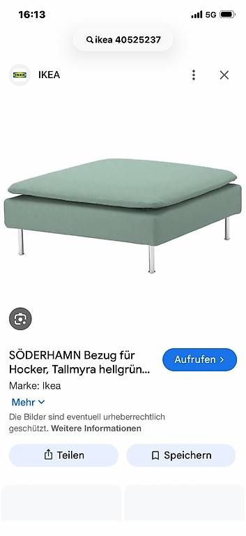 Ikea Sgabelli: Ikea söderhamn bezug für hocker – Nuovo (secondo la descrizione) da Dübendorf venduto da rocki07