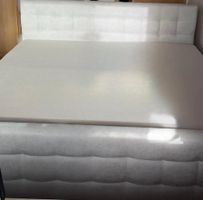 Grosses Boxspringbett, neuwertig, 180x200cm, Grau