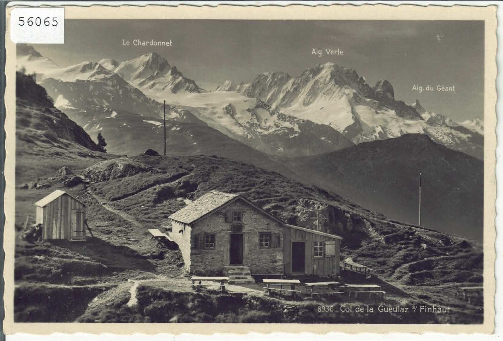 Ansichtskarten: Col de la Gueulaz s/Finhaut - Restaurant – Gebraucht aus Ettingen von Kartenplanet