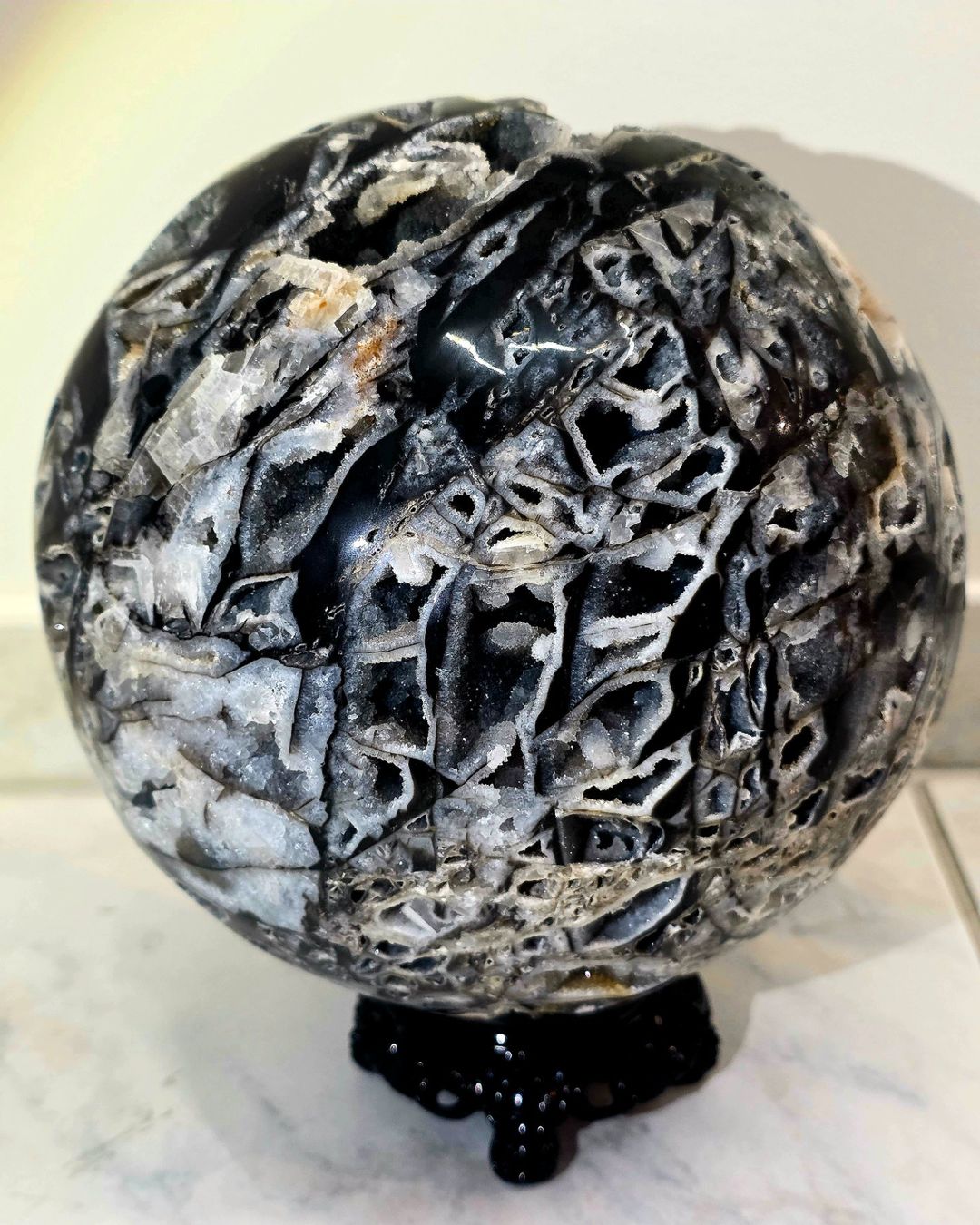 Minerali & Pietre curative: XXL Sphalerit Kugel 20cm 8.93kg – Nuovo e nell'imballaggio originale da Matzingen venduto da Shay_Crystalz 4