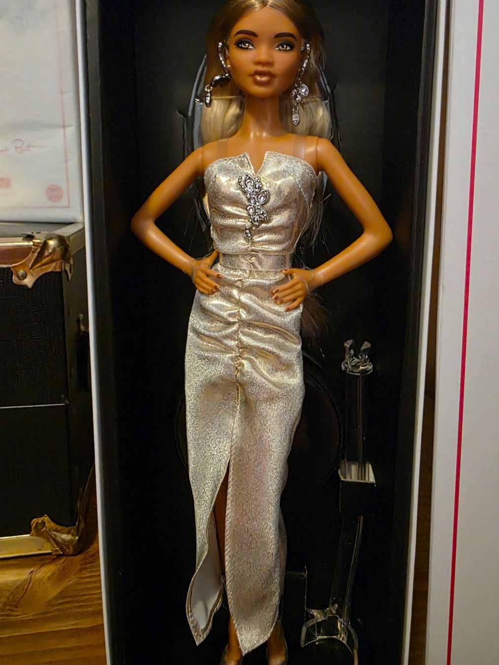 Bambole: Barbie Convention 2025: Champagne Chic – Nuovo e nell'imballaggio originale da Lugano venduto da mercatino669