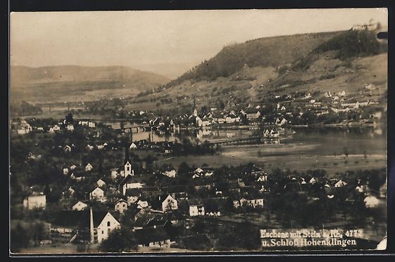 Cartoline postali: Eschenz, Gesamtansicht mit Blick auf Ste – Usato da Berlin venduto da bartko-reher