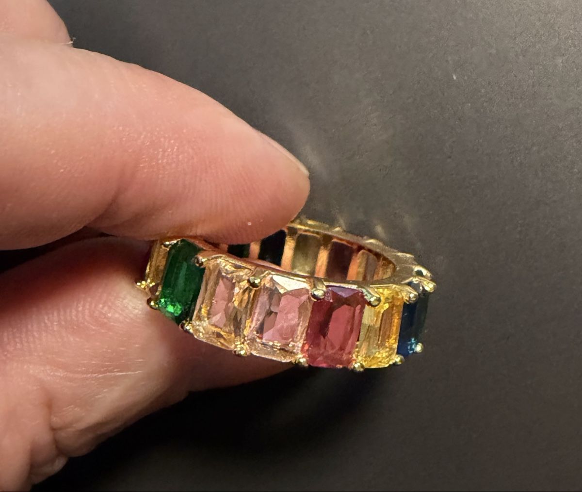 Anelli: Goldener Regenbogenring – Nuovo (secondo la descrizione) da Luzern venduto da Pool33 2