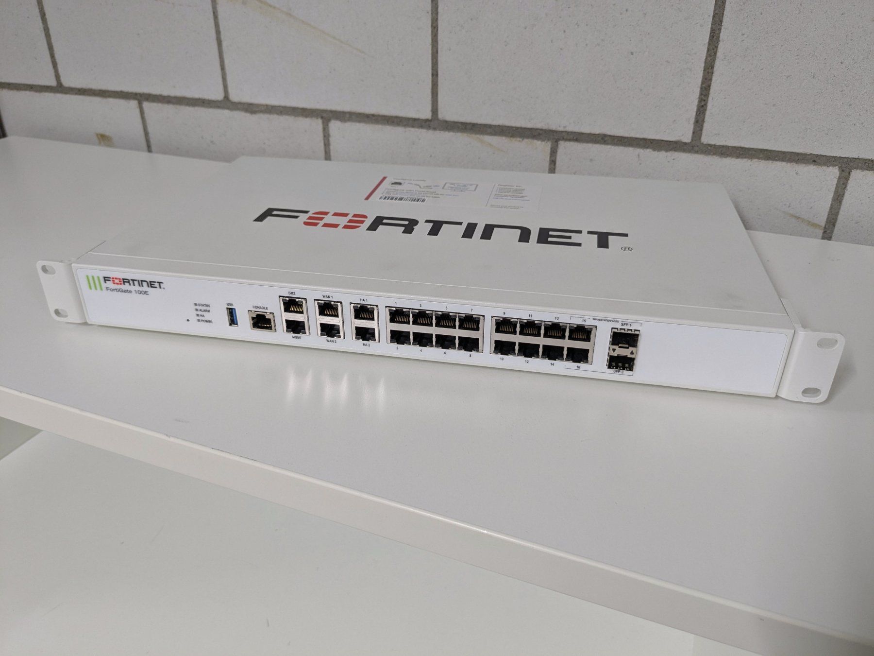 Fortinet Firewall: FORTINET FortiGate 100E Firewall – Usato da Winterthur venduto da in4matiker