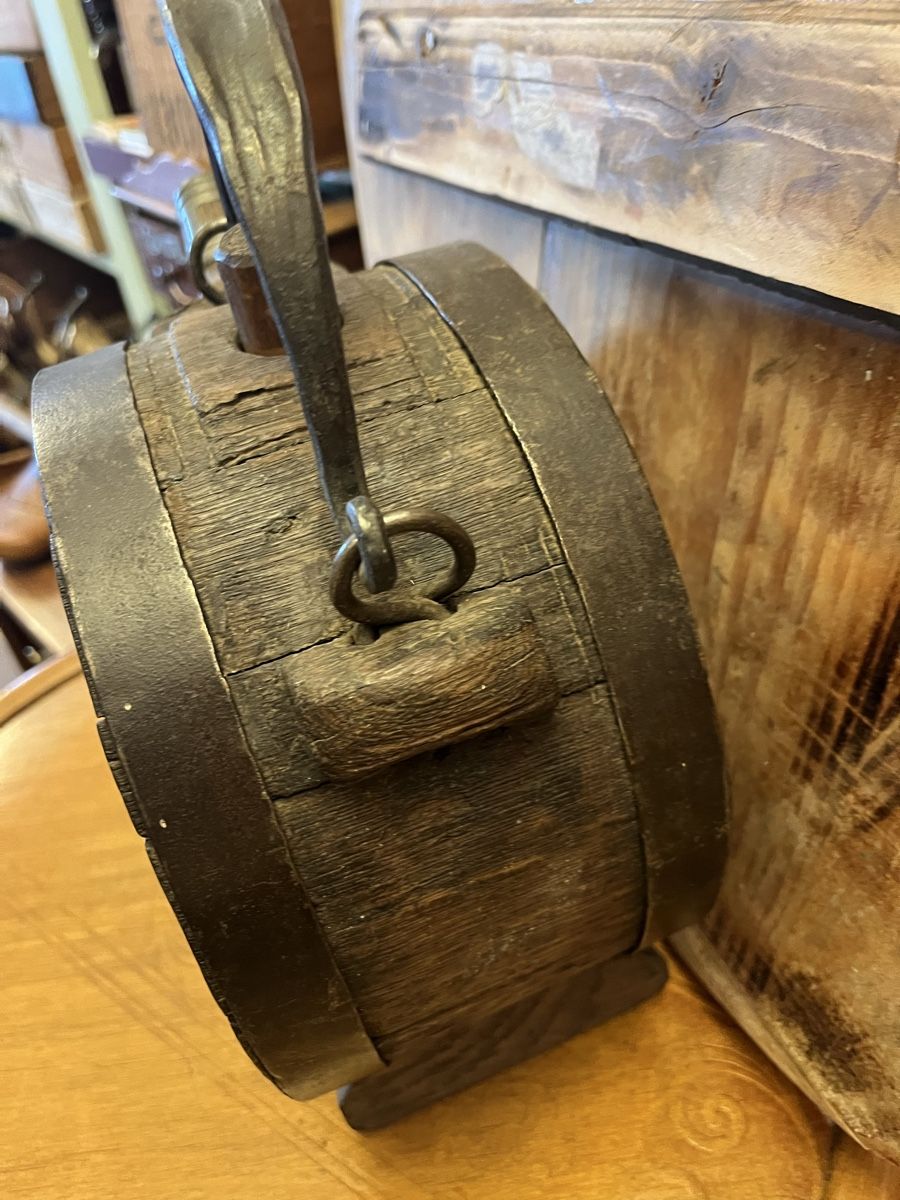 Bottiglie: Alte Fuhrmann Flasche um 1850 Eichenholz – Usato da St. Gallen venduto da katercarlos 3