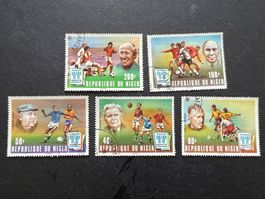 Niger 1977, World Cup Football  Set gestempelt (E280)