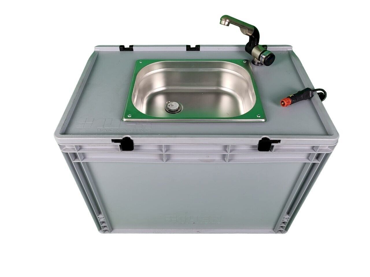Veicoli da campeggio: 12V mobile Spüle in Eurobox – Nuovo e nell'imballaggio originale da Bottighofen venduto da zaap
