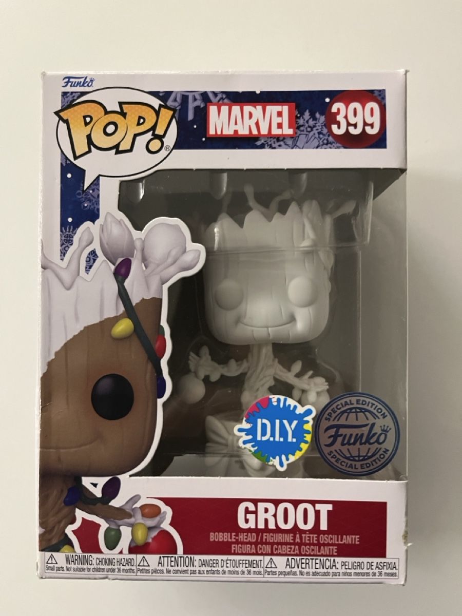 Funko Statuette: Funko Pop! Marvel DIY Groot #399 Special Edition! – Nuovo e nell'imballaggio originale da Stäfa venduto da greety1981