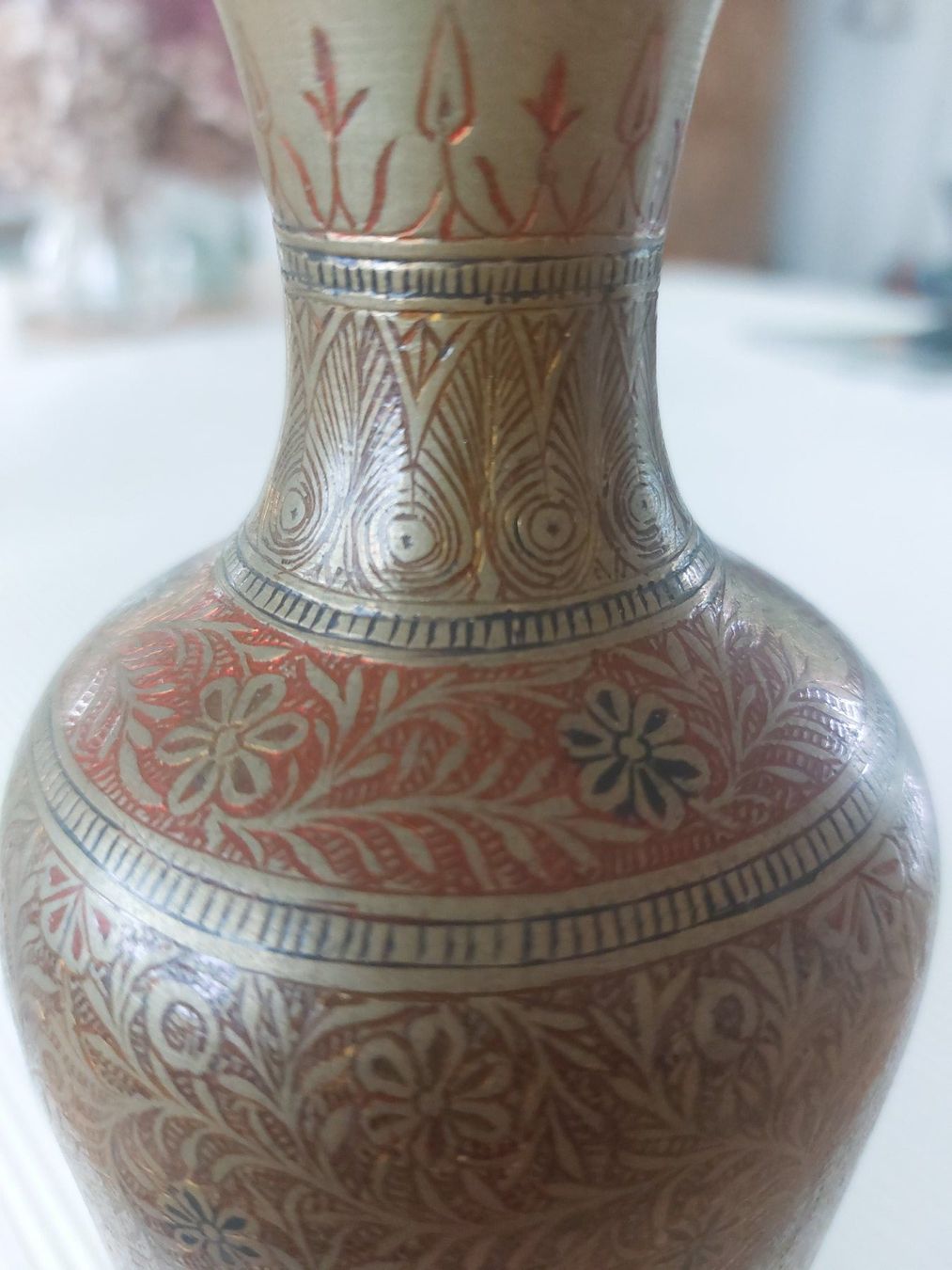 Vasi & Recipienti: Vase Messing - handgraviert – Usato da Wädenswil venduto da Eureka 1