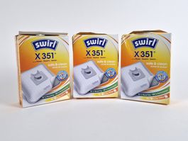 3x SWIRL Staubsaugerbeutel X 351 à je 4 Stück