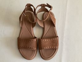 Clarks Sandalen Wildleder braun Grösse 39 gebraucht 