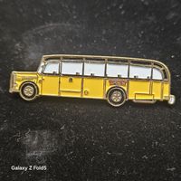 Vintage Saurer Postauto Bus Anstecknadel / Pin - Rarität!