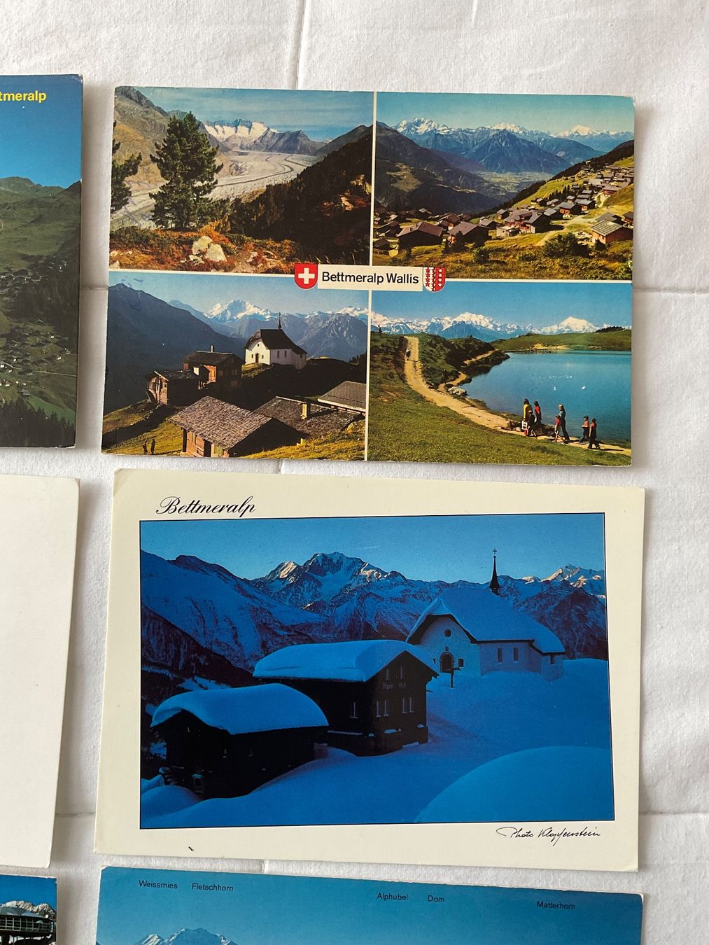 Cartoline postali: 9 AK Bettmeralp VS – Usato da Zürich venduto da Tolima194 2