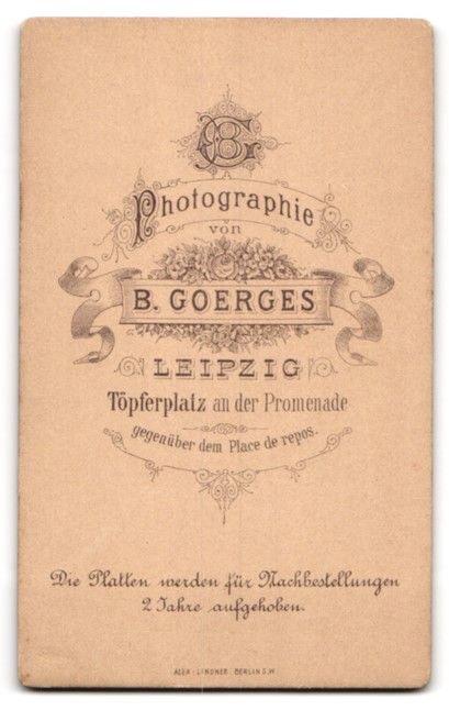 Fotografie &  Plakate: Fotografie B. Goerges, Leipzig, Töpferp – Gebraucht aus Berlin von bartko-reher 1