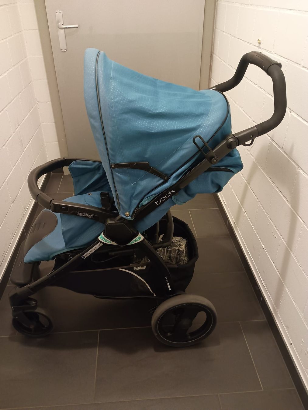 Peg Perego Carrozzine: Peg-Pèrégo Book Kinderwagen türkis – Usato da Horn venduto da Smirnov2