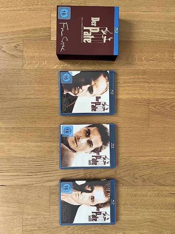 Alle DVDs: Der Pate  The Coppola Restoration Blu-ray Box | Trilogie – Gebraucht aus Zürich von mad_msw7