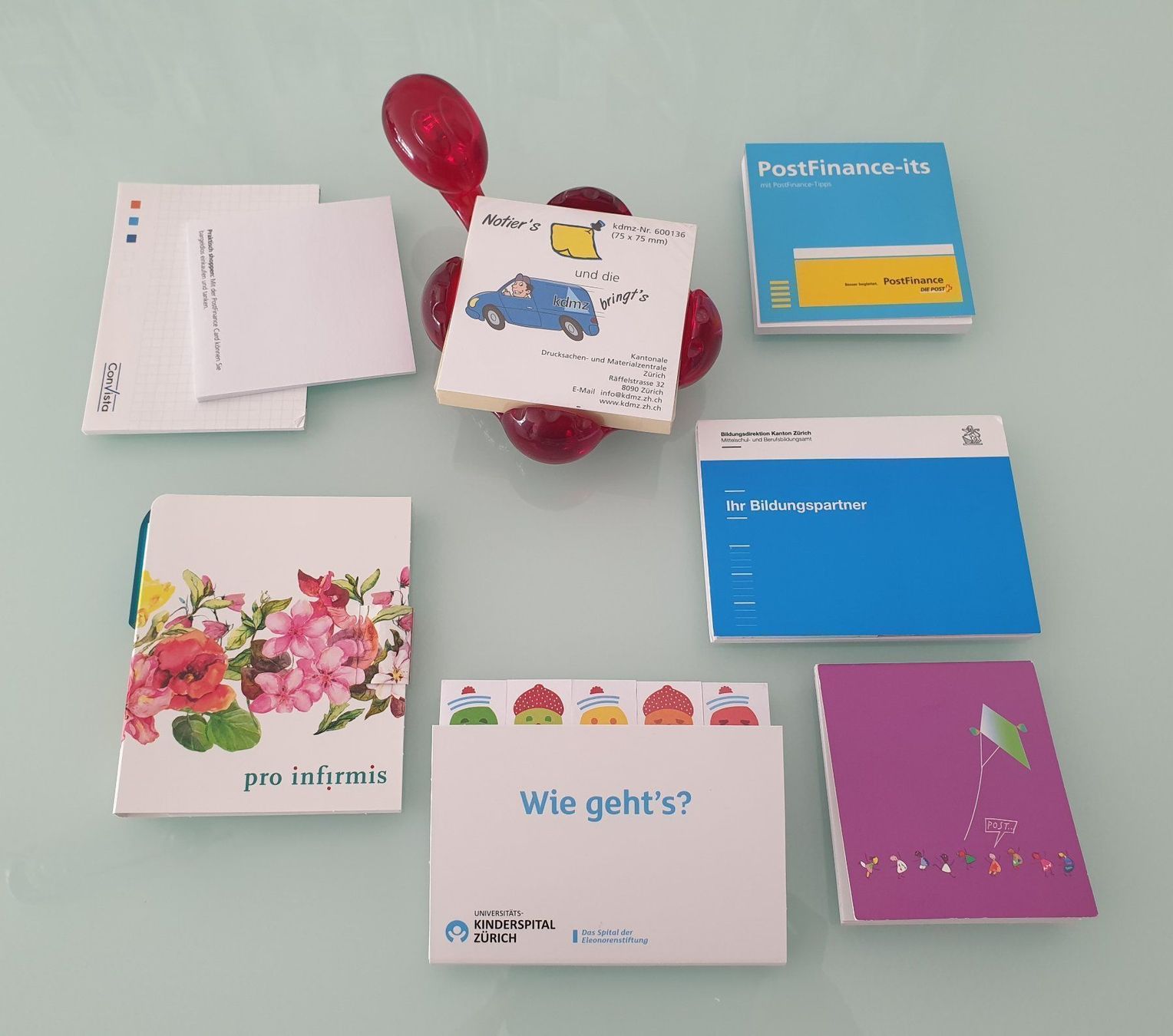 Blocchi: Koziol ARCHIBALD Büro Notizhalter Sticky Notes Notizzettel – Nuovo (secondo la descrizione) da Oetwil an der Limmat venduto da dhantal 2
