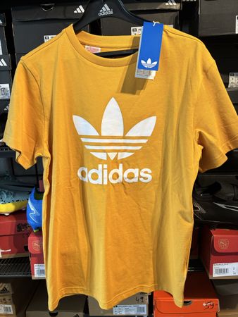 Adidas T-Shirt, Grösse 164, Senfgelb, Neu mit Etikett