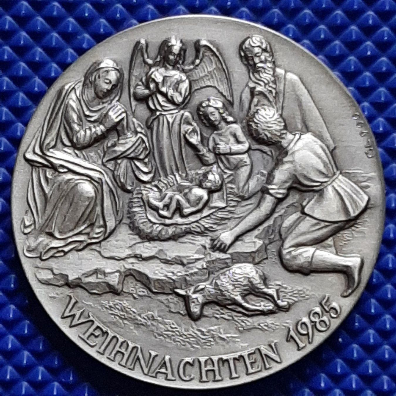 Medaglie: Weihnachten 1985 Liechtenstein Silber – Usato da Carouge GE venduto da cecob0909