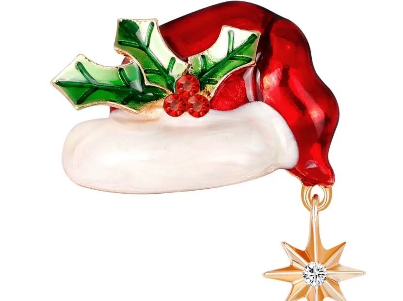 Spille & Fermagli: Brosche Weihnachtsmütze – Nuovo (secondo la descrizione) da Gams venduto da Mariawicca