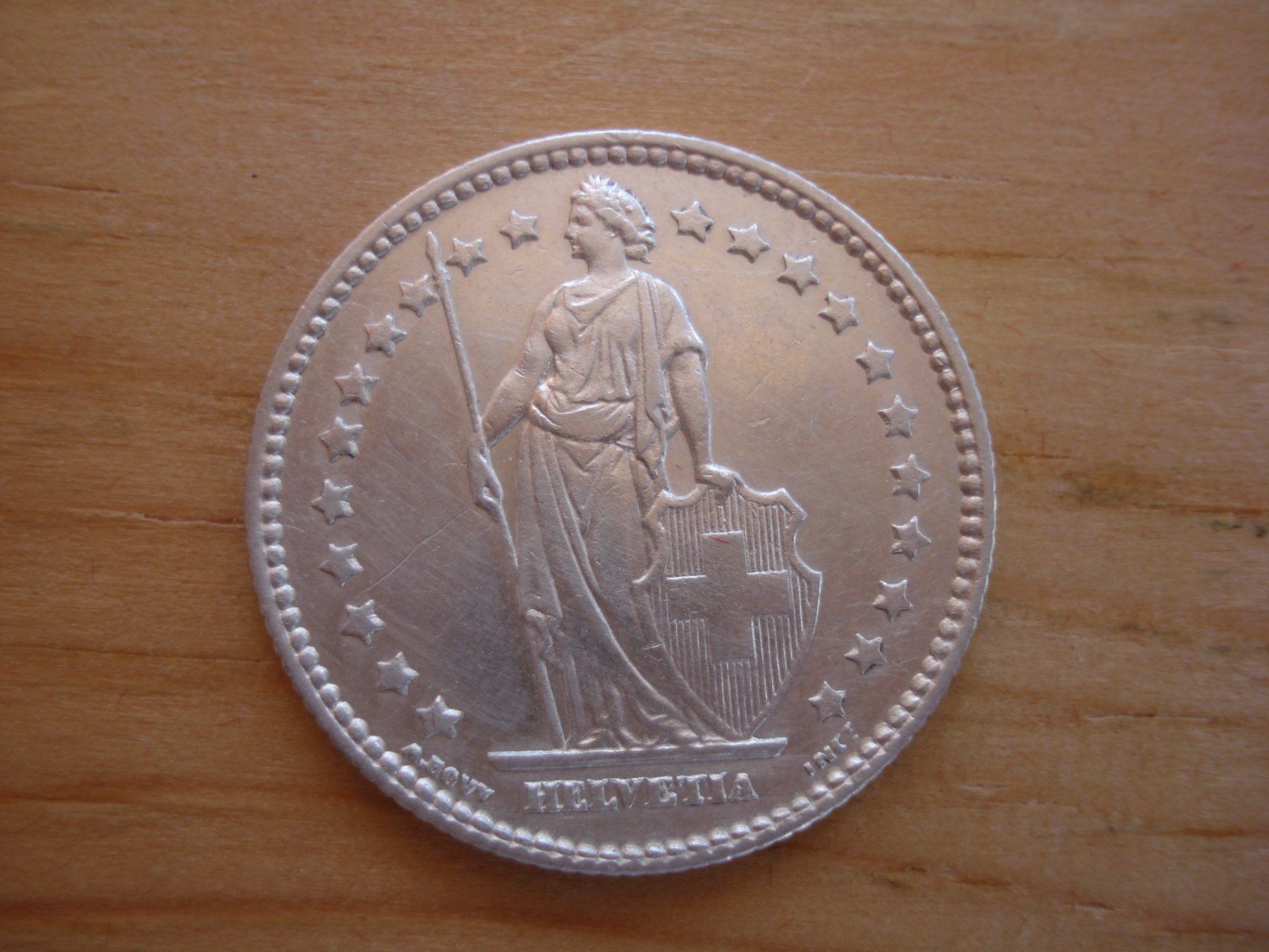 Tutti le monete: (C1) 1 Franken 1900 UNZ- – Usato da Erlach venduto da Net-Coins 1