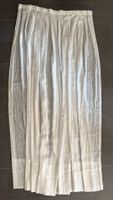 Handgefertigte Seidenvorhänge 2x Stück - Weiss - 225x100 cm
