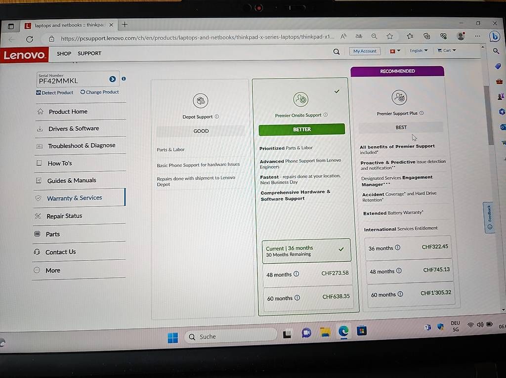 Lenovo Notebook: Lenovo ThinkPad X1 Carbon Gen 10 – Nuovo (secondo la descrizione) da Innertkirchen venduto da Flir 4