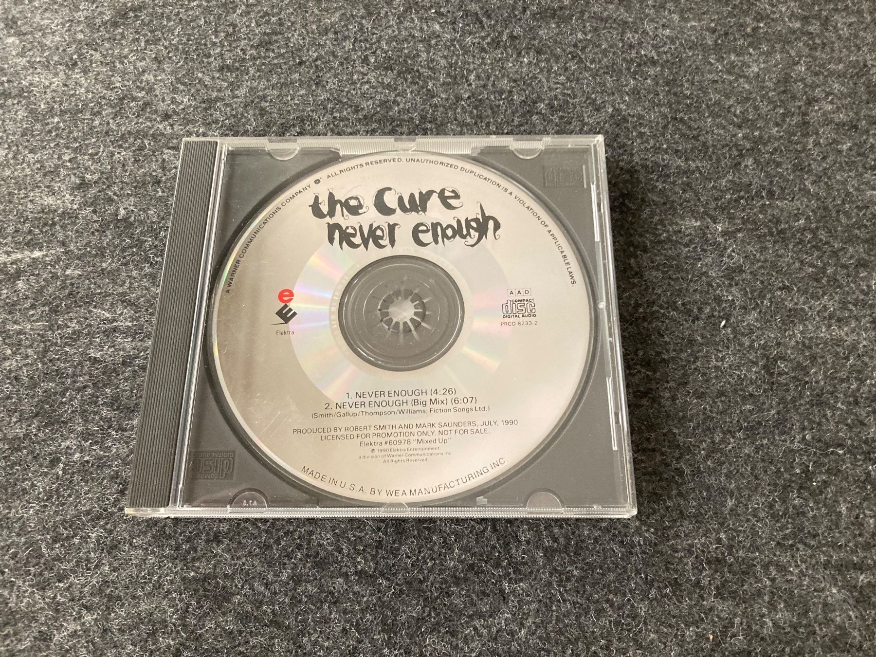 CDs: The Cure - Never Enough ***Promo US*** – Gebraucht aus Fribourg von Karushi 1
