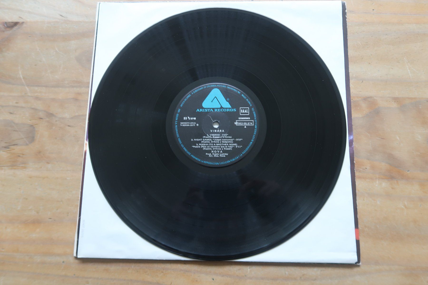 Dischi in vinile: VIMANA - NOVA - VINYL LP – Usato da Basel venduto da Patiscat 3